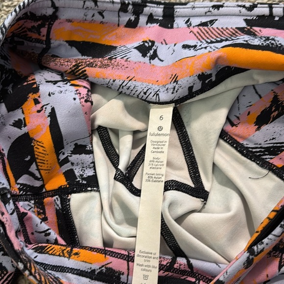 Lululemon Speed Up Crop *21" size 6 - Picture 5 of 6